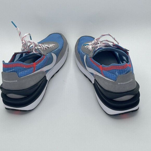 Nike Men Size 12.5 Waffle One SE Particle Grey/White- University Blue DX3736 001 main image 10